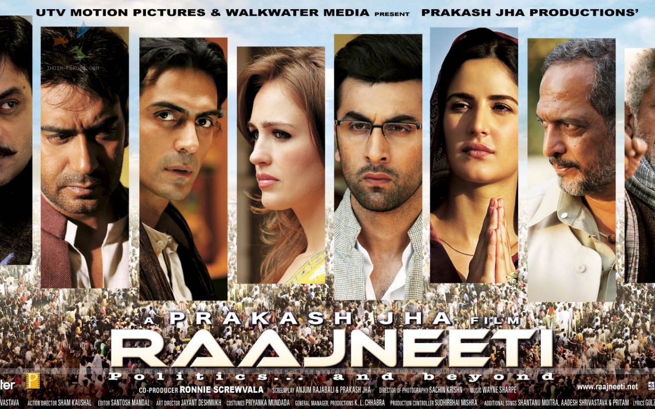 Raajneeti, Ajay Devgan, Ranbir Kapoor, Arjun Rampal, Katrina Kaif