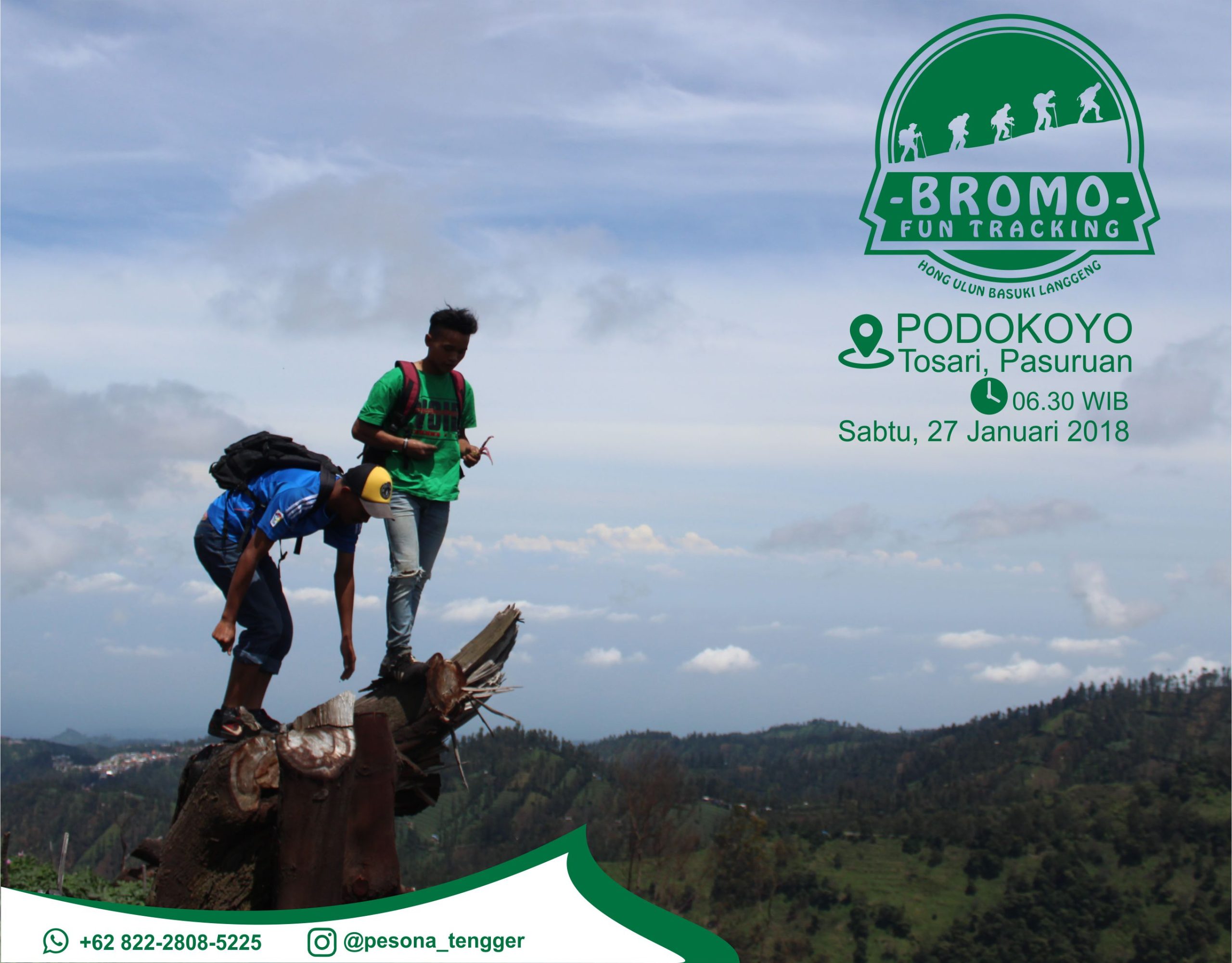 Bromo Fun Tracking Desa Podokoyo, Kecamatan Tosari, Kabupaten Pasuruan