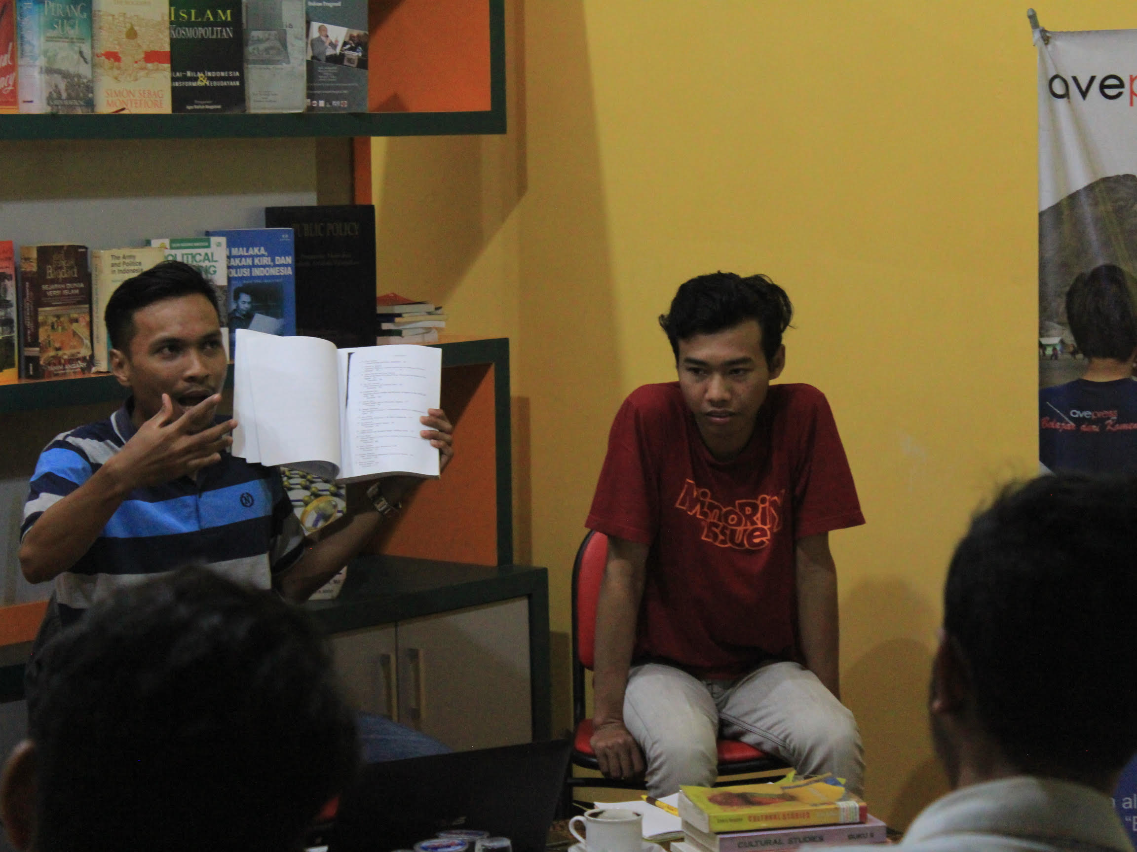 Abdul Hair saat memberikan penjelasan